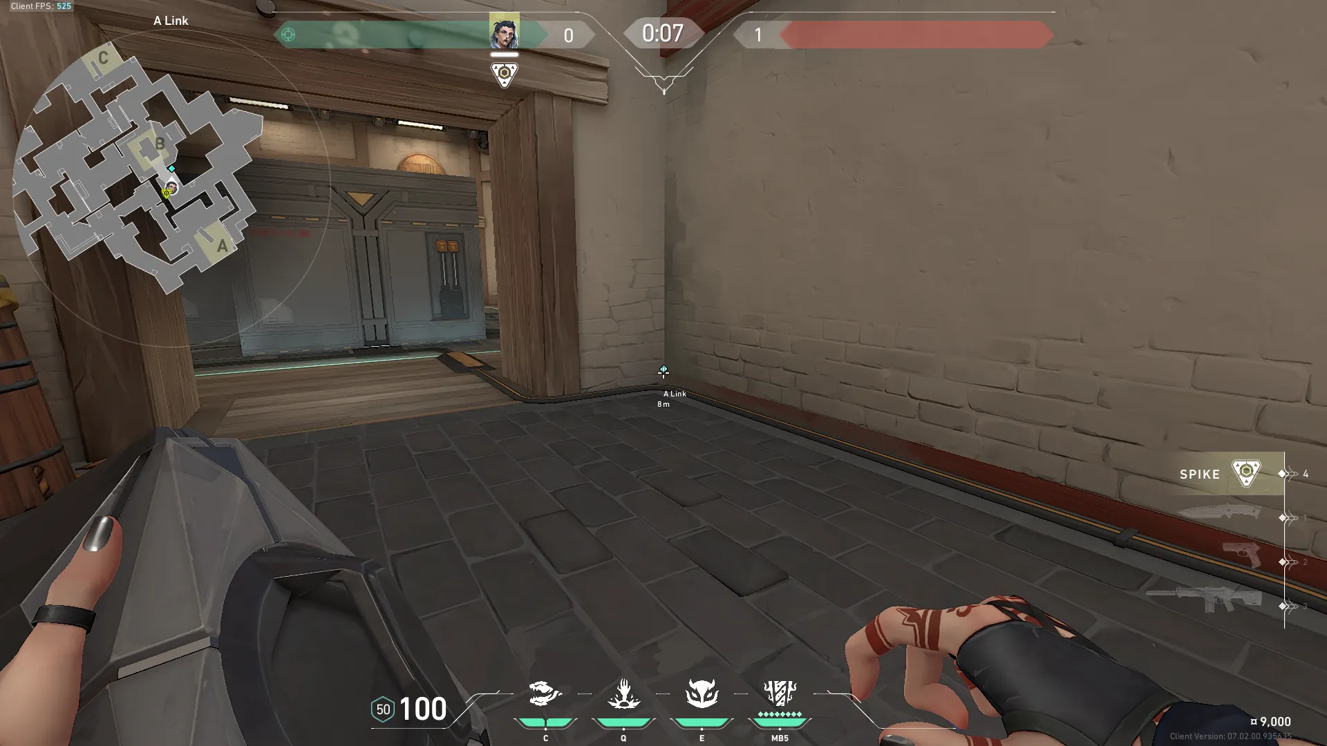 A Site Retake God Eye — Fade lineup on Haven