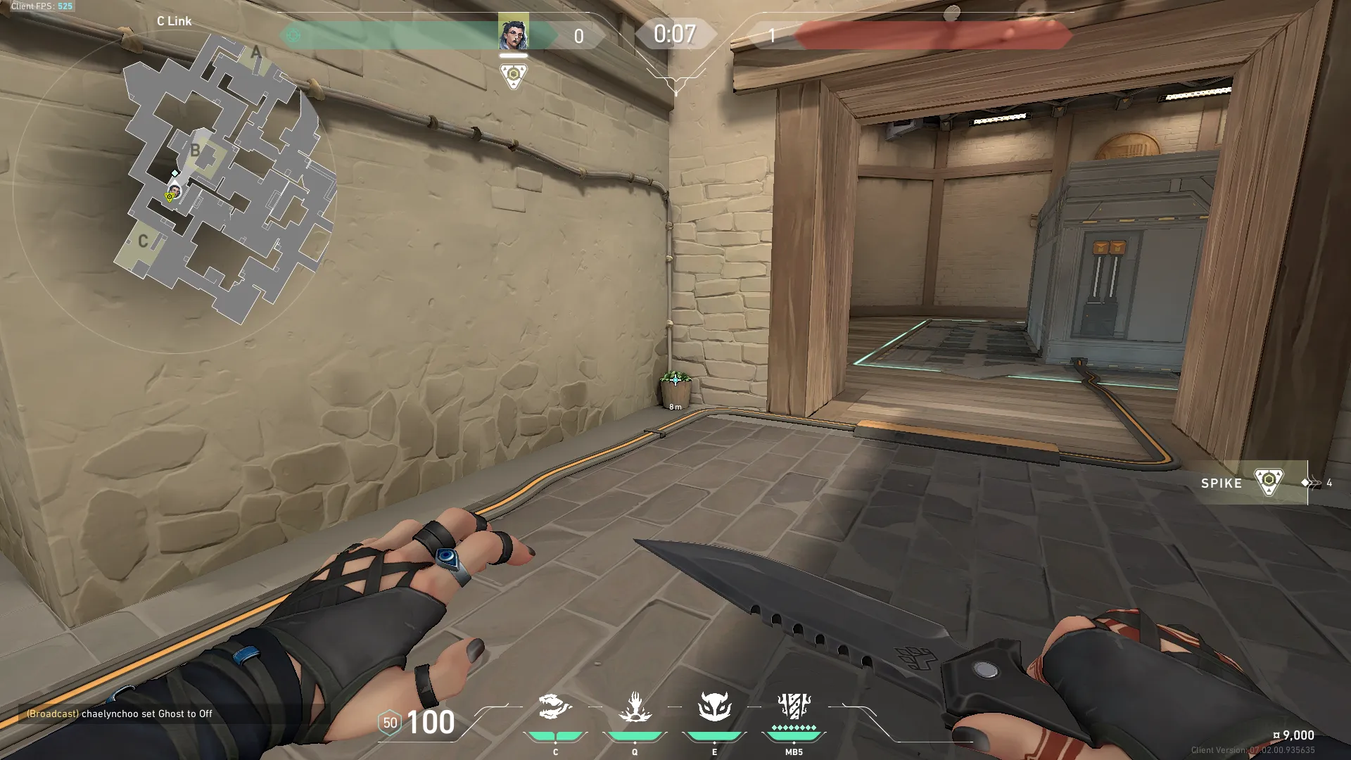 C Retake God Eye — Fade lineup on Haven
