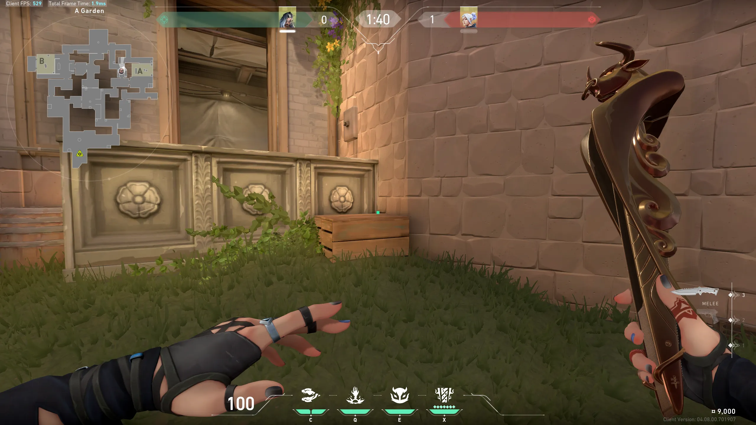 Fade Haunt on Ascent Defense Site A — step 1 of 3: Position — where to stand
