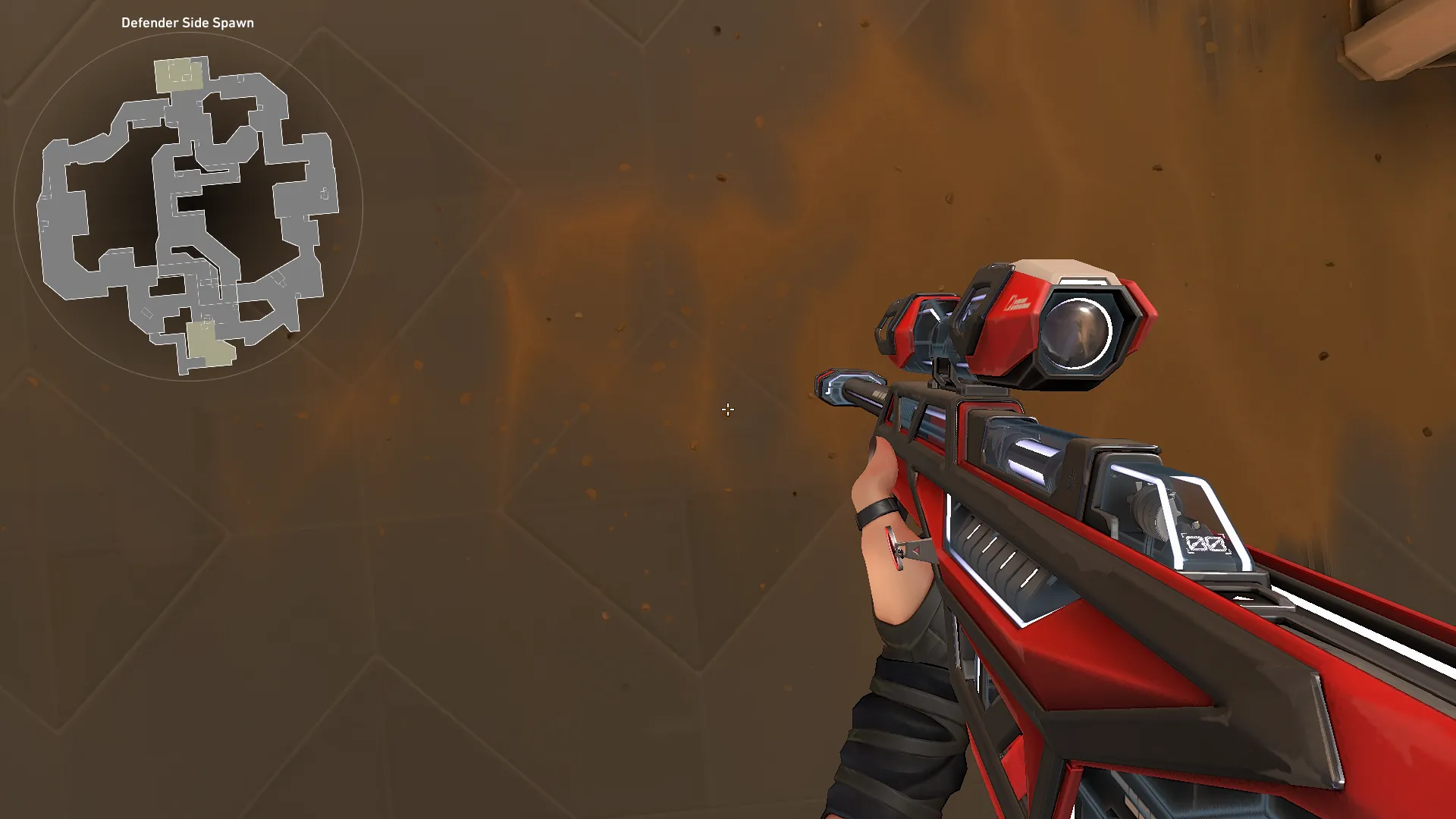 Fade Haunt on Fracture Defense Site A — step 3 of 8: Aim — line up the shot