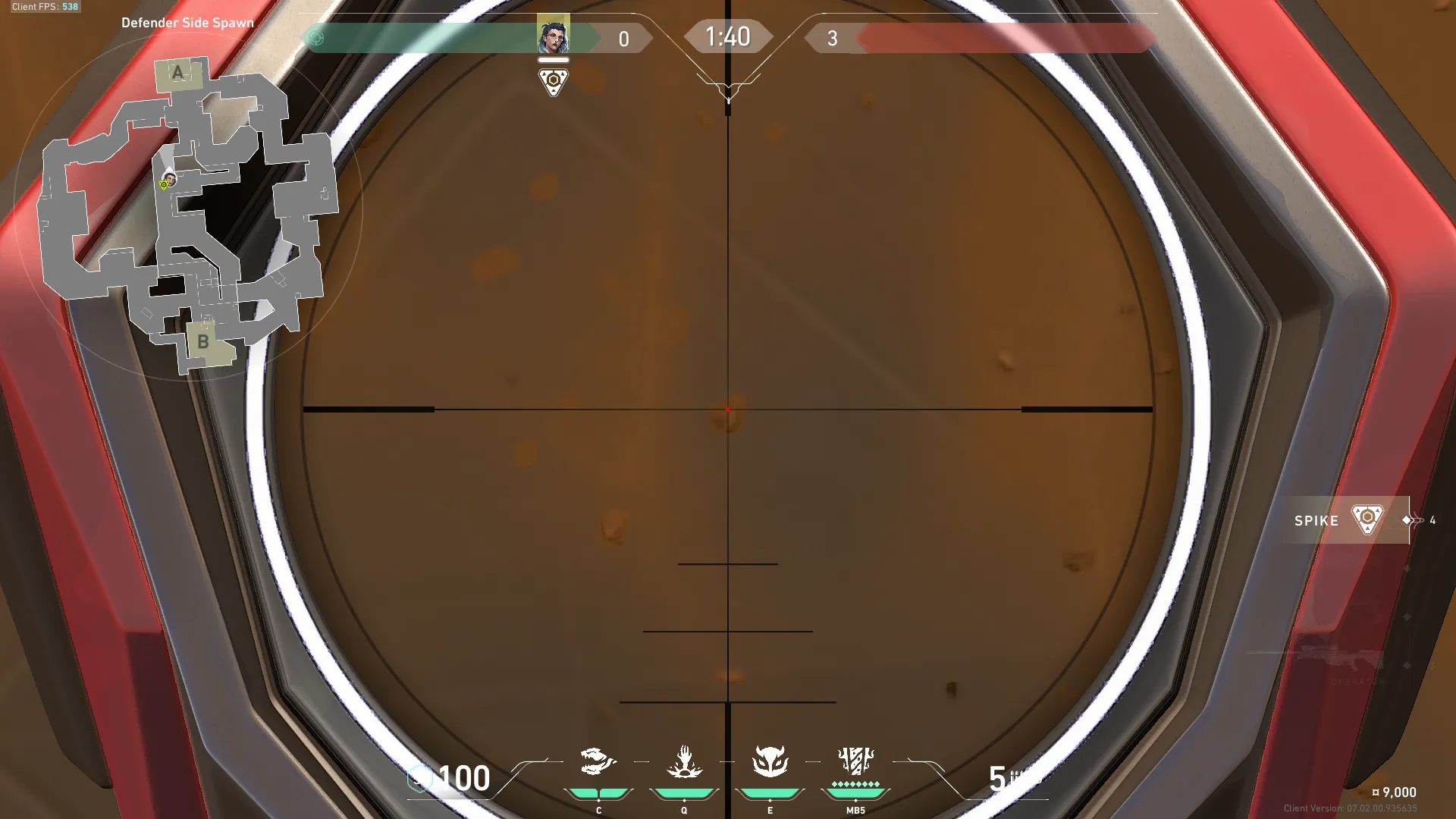 Fade Haunt on Fracture Defense Site A — step 4 of 8: Aim — line up the shot