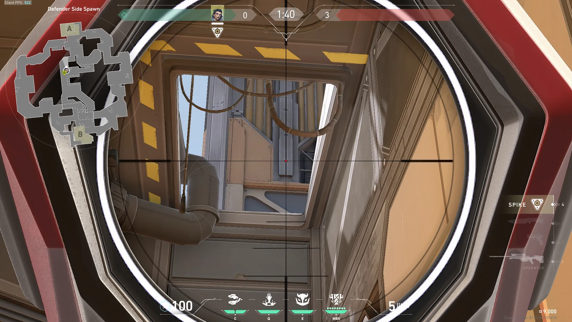 Fade Haunt on Fracture Defense Site A — step 5 of 8: Aim — line up the shot