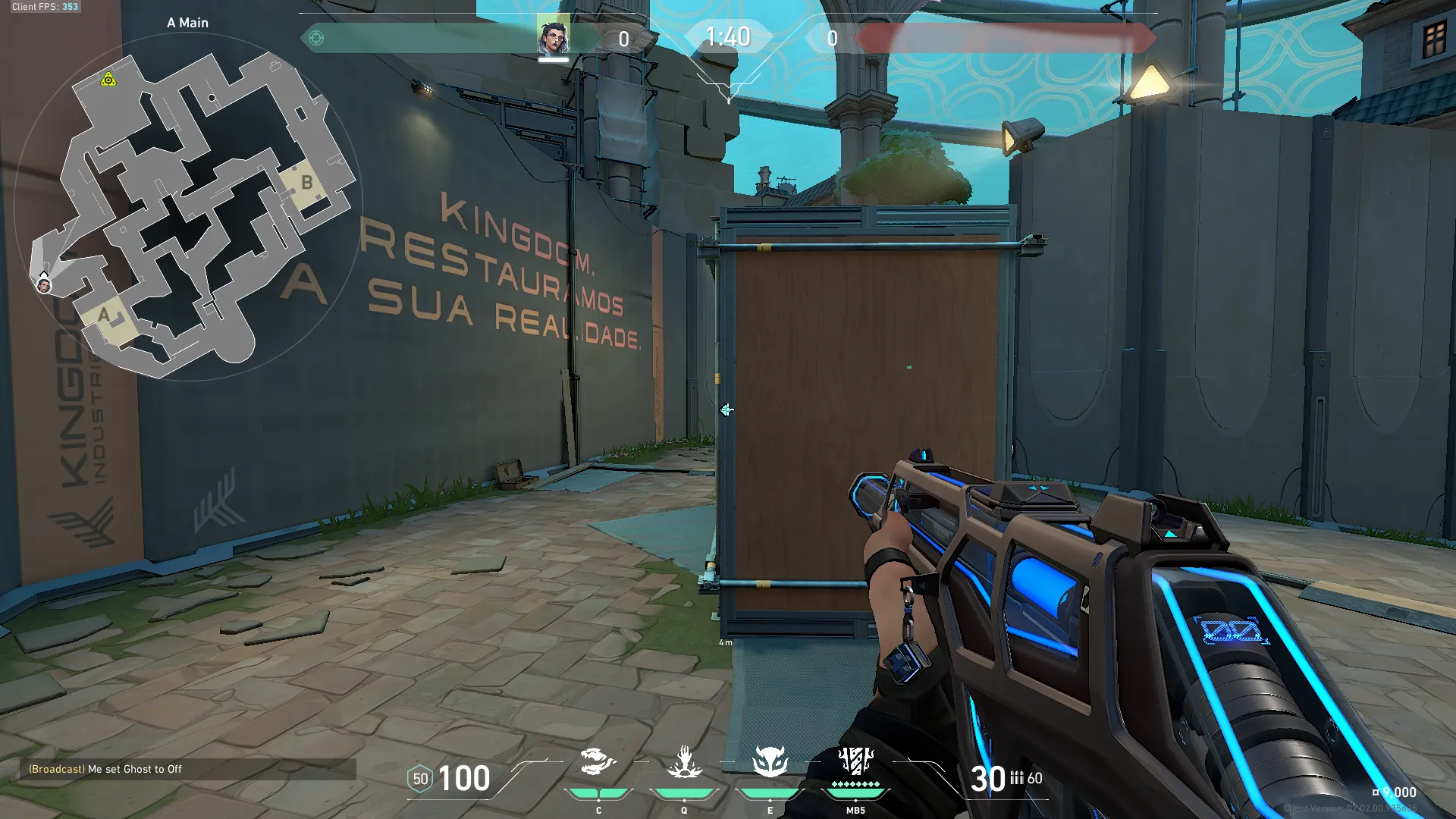 Fade Haunt on Pearl Attack Site A — step 1 of 4: Position — where to stand