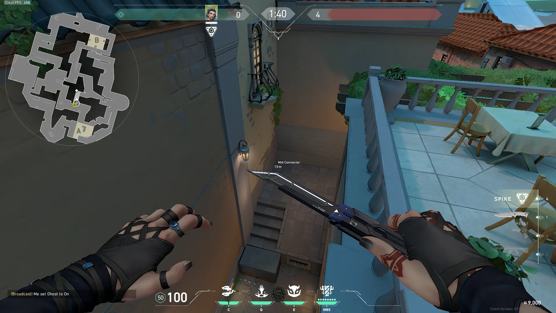Fade Haunt on Pearl Defense Site A — step 1 of 3: Position — where to stand