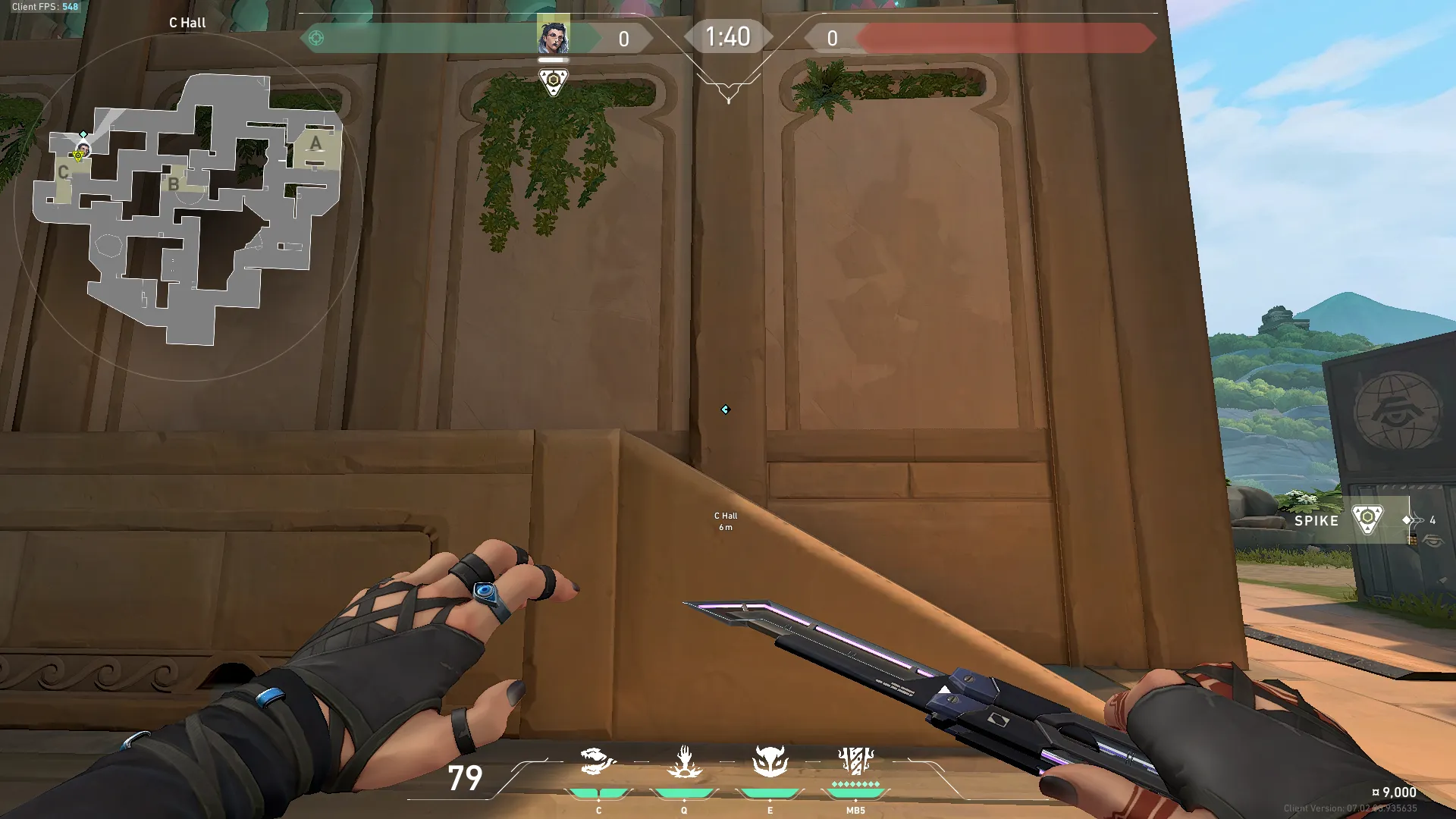 Fade Haunt on Lotus Defense Site C — step 1 of 3: Position — where to stand