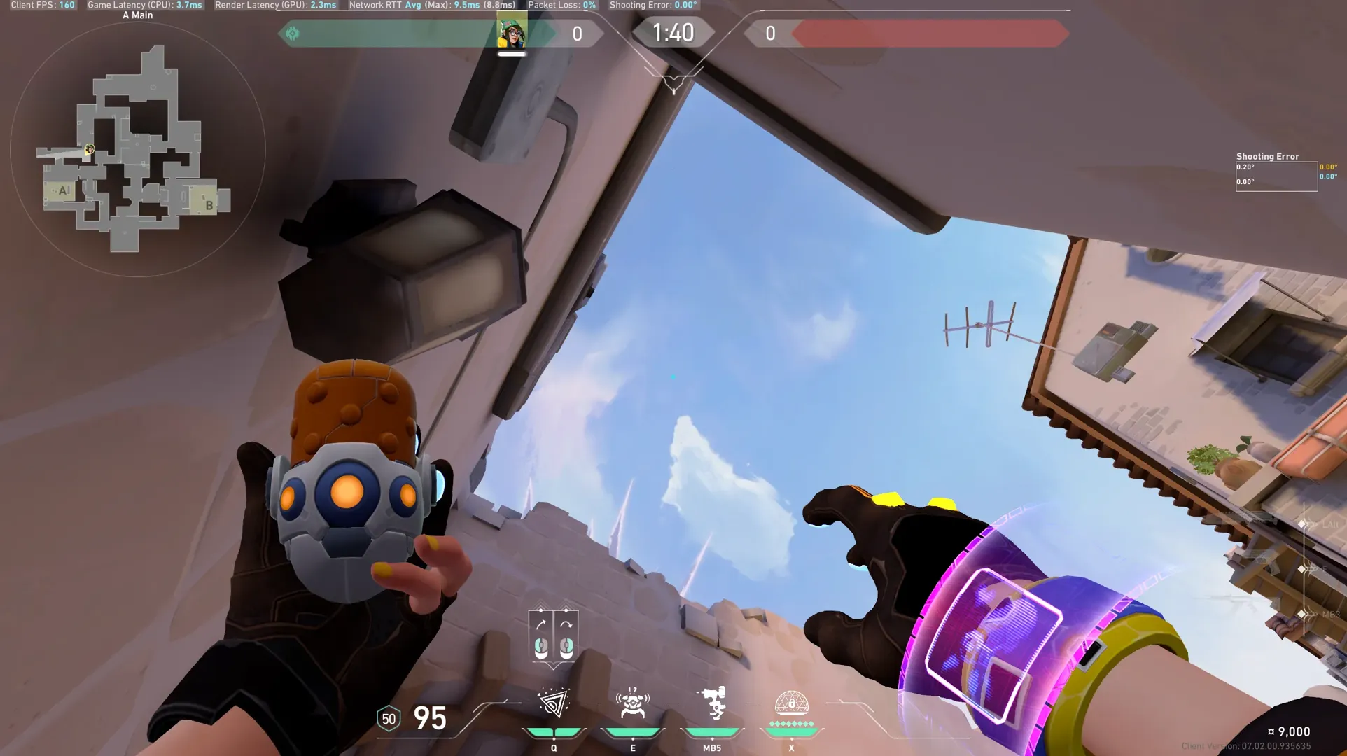 Killjoy Nanoswarm on Ascent Attack Site A — step 3 of 4: Aim — line up the shot