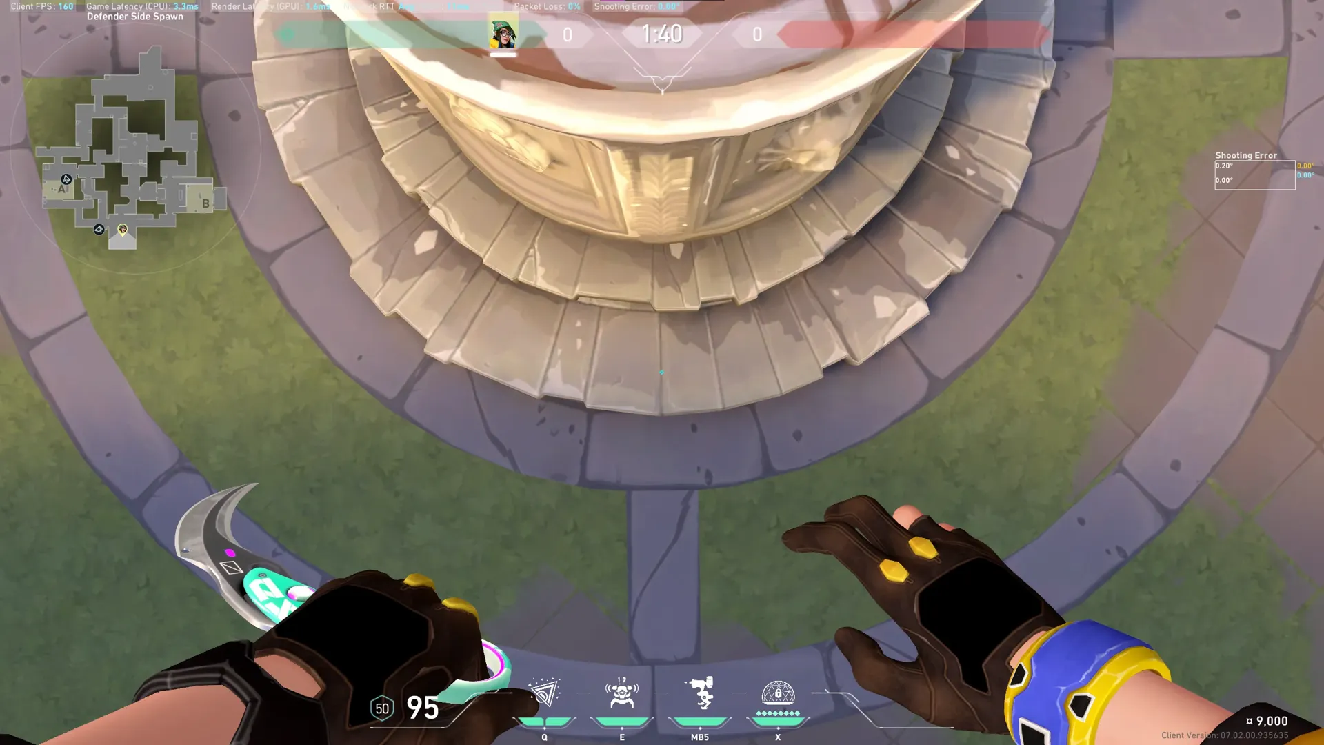 Killjoy Nanoswarm on Ascent Defense Site A — step 1 of 4: Position — where to stand