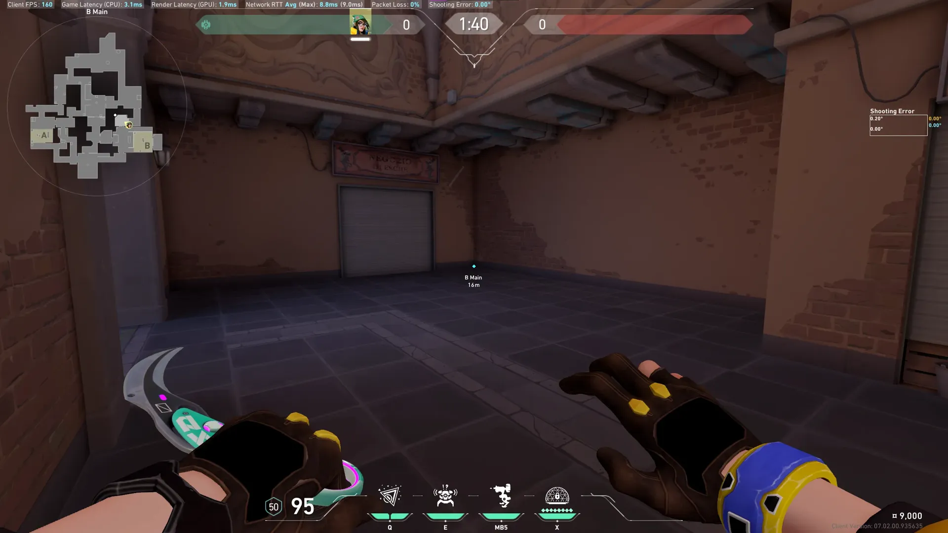 Killjoy Nanoswarm on Ascent Attack Site B — step 2 of 6: Aim — line up the shot