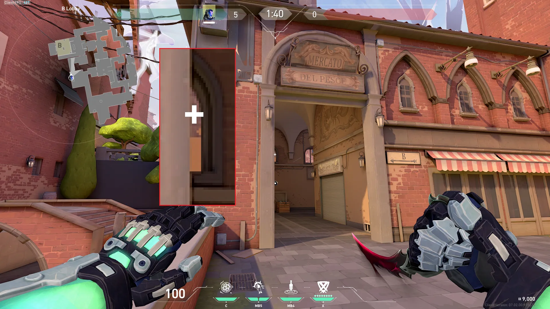 KAY/O Zero_Point on Ascent Attack Site B — step 2 of 3: Aim — line up the shot