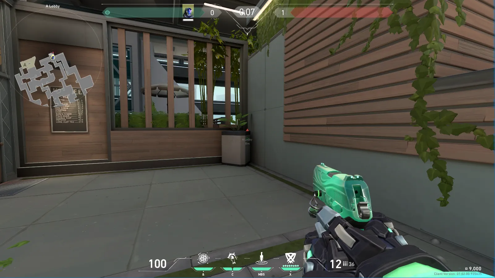KAY/O Frag_Ment on Split Attack Site A — step 1 of 3: Position — where to stand