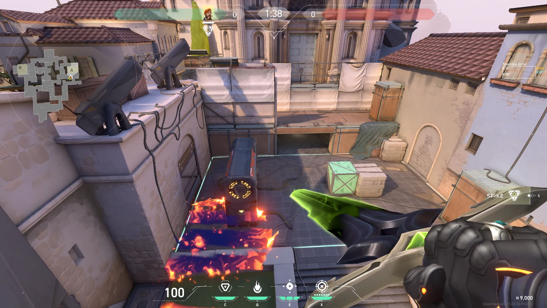 Brimstone Incendiary on Ascent Attack Site A — step 4 of 4: Result