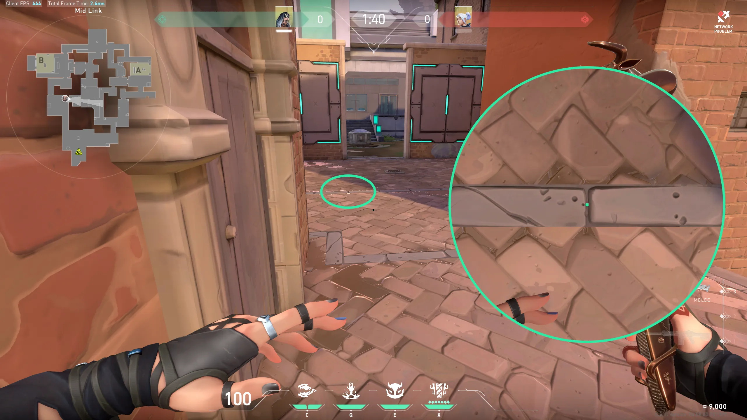 Fade Haunt on Ascent Attack Mid — step 1 of 3: Position — where to stand