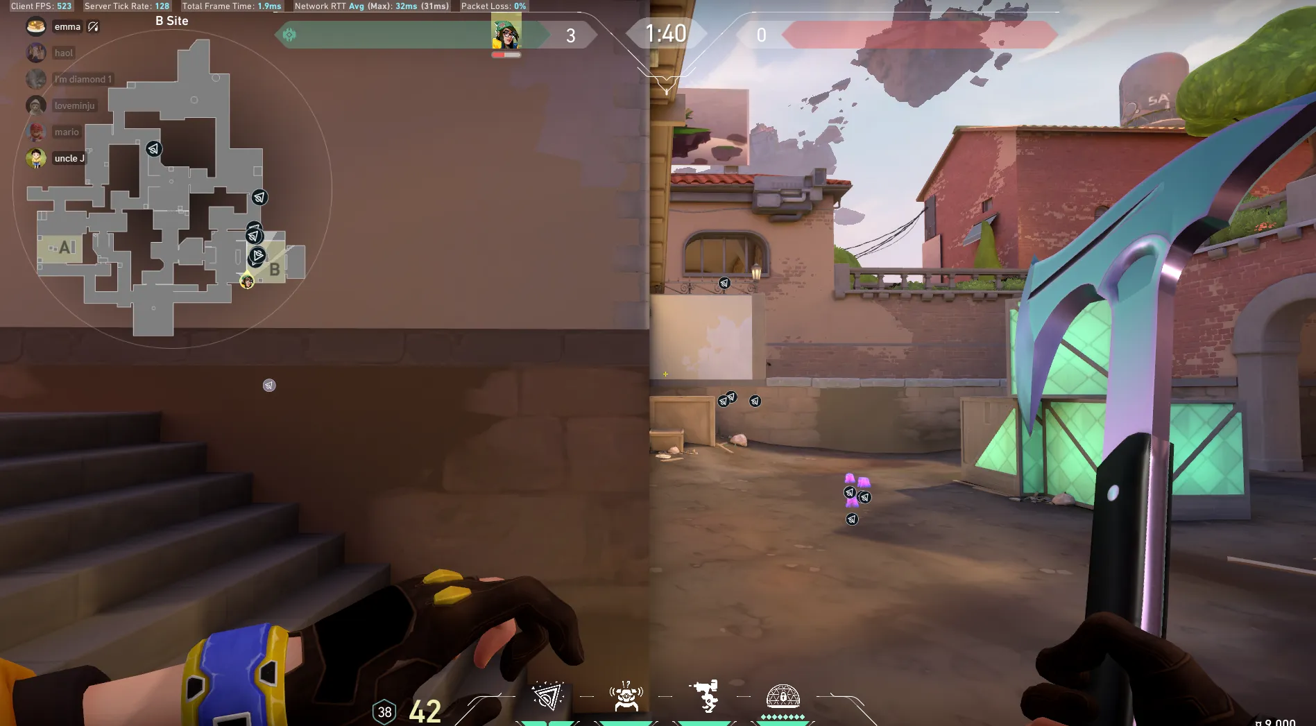 Killjoy Nanoswarm on Ascent Defense Site B — step 1 of 3: Position — where to stand