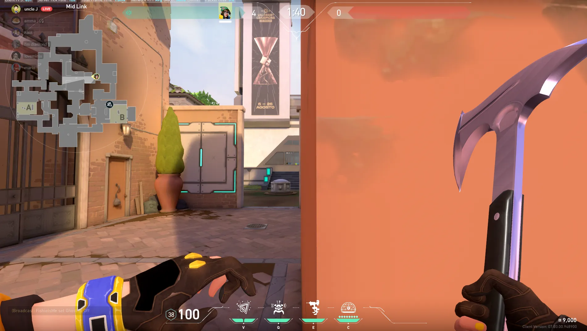 Killjoy Nanoswarm on Ascent Attack Mid — step 1 of 3: Position — where to stand