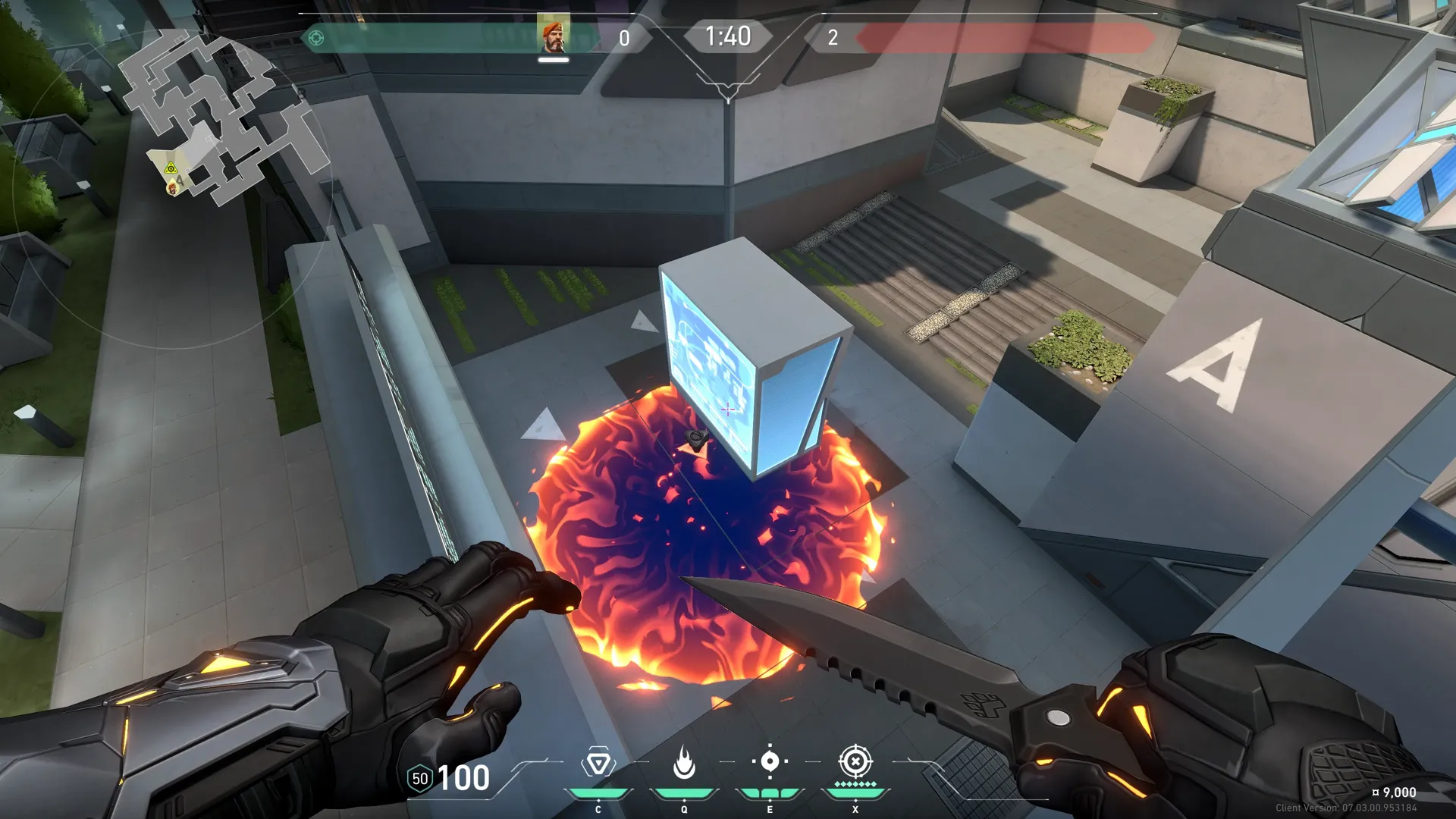 Brimstone Incendiary on Split Defense Site A — step 3 of 3: Result