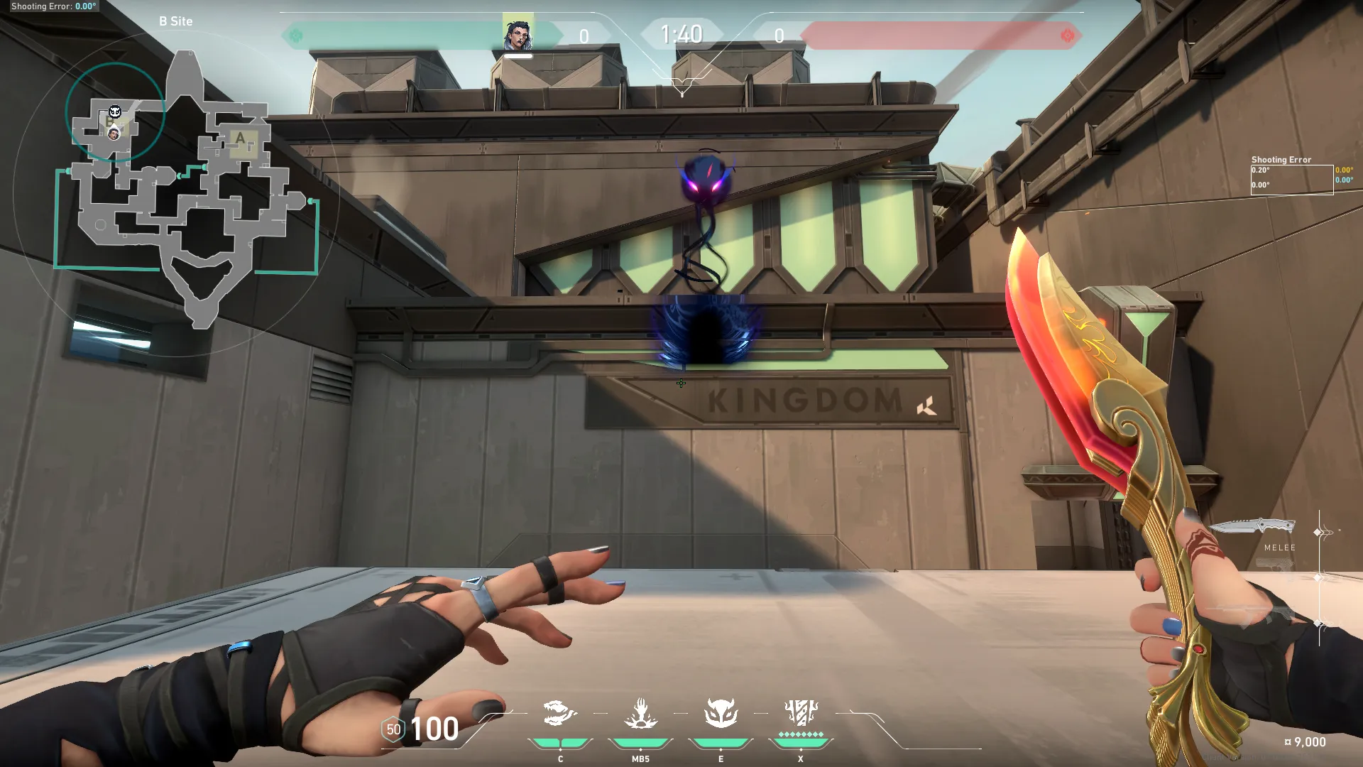 Fade Haunt on Bind Attack Site B — step 3 of 3: Result