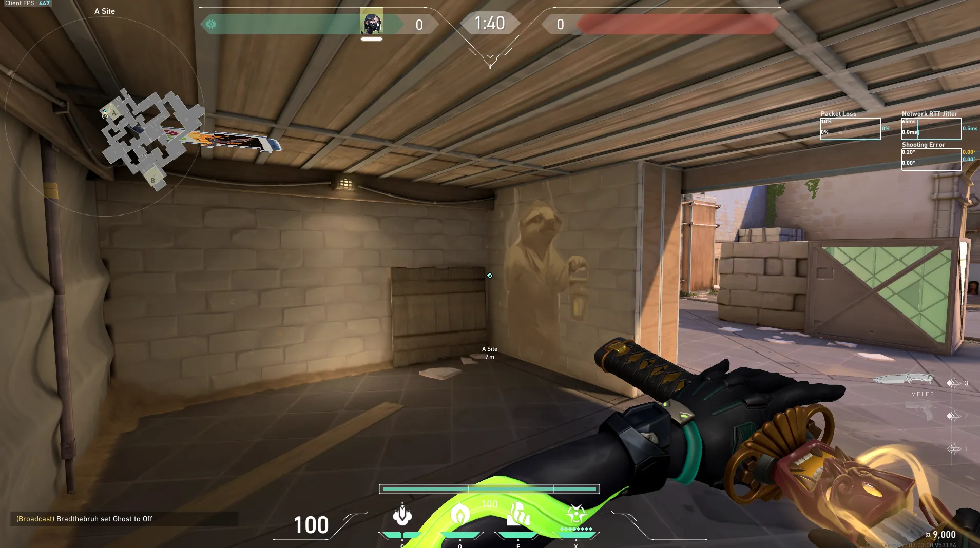 Viper Snake Bite on Ascent Defense Site A — step 1 of 3: Position — where to stand
