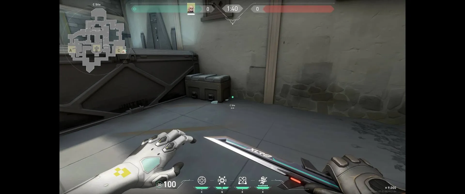 Strong Wall From Back Right C Site to Stop C Long Push — Deadlock lineup on Haven