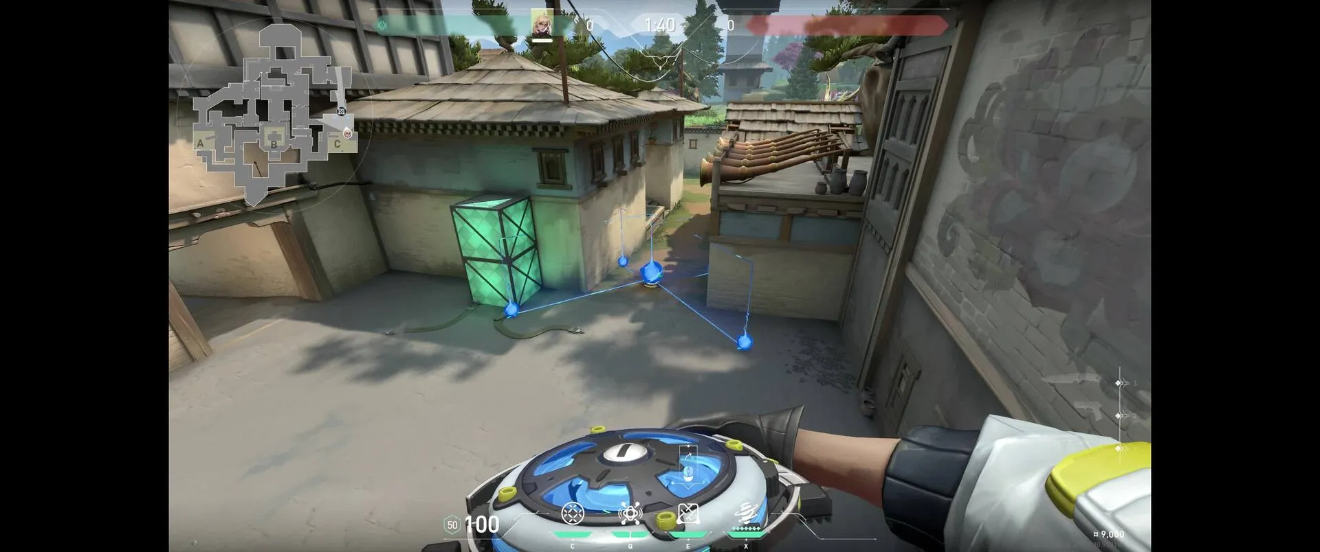 Deadlock Barrier Mesh on Haven Defense Site C — step 3 of 3: Result