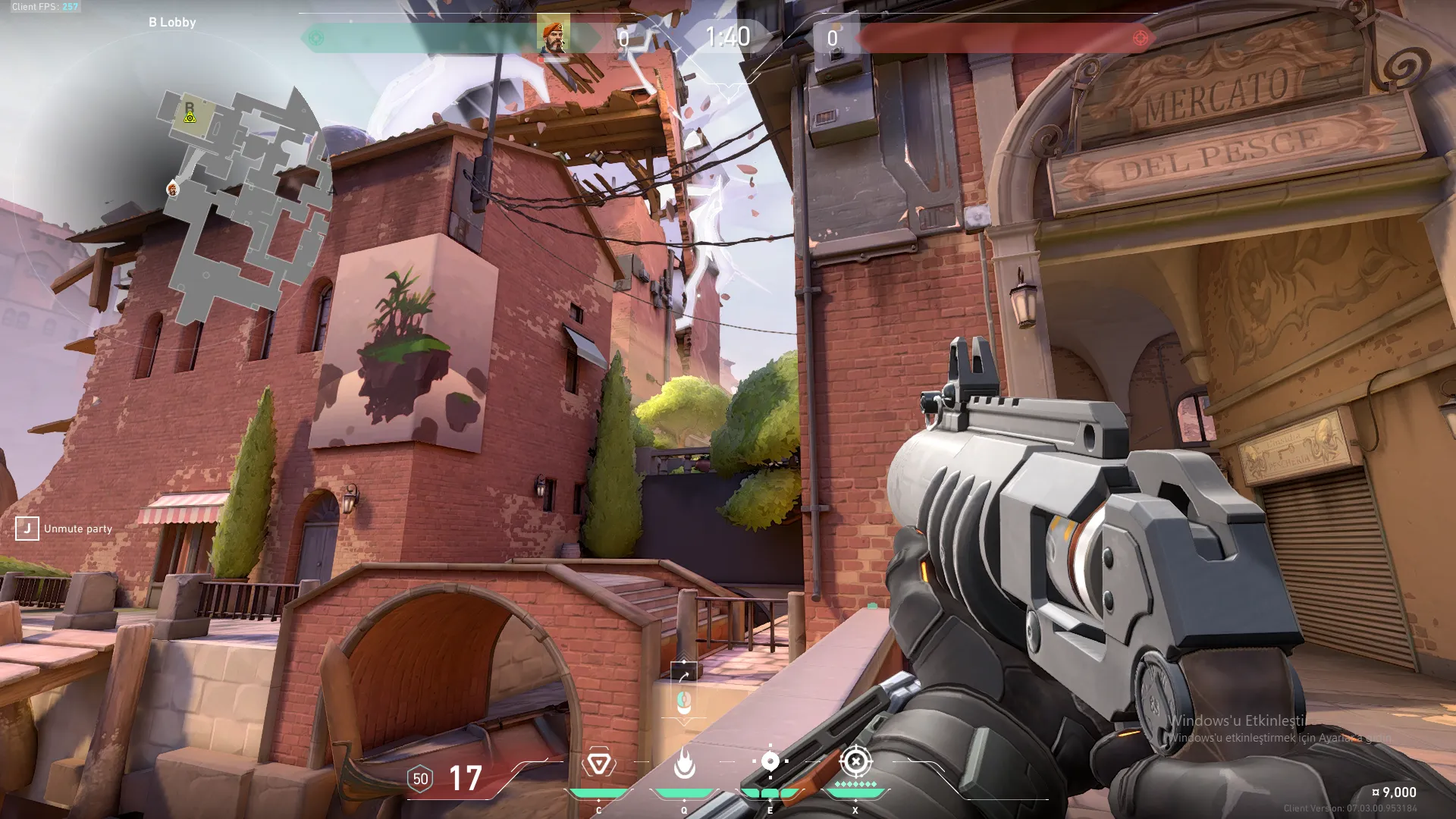 Brimstone Incendiary on Ascent Attack Site B — step 2 of 4: Aim — line up the shot