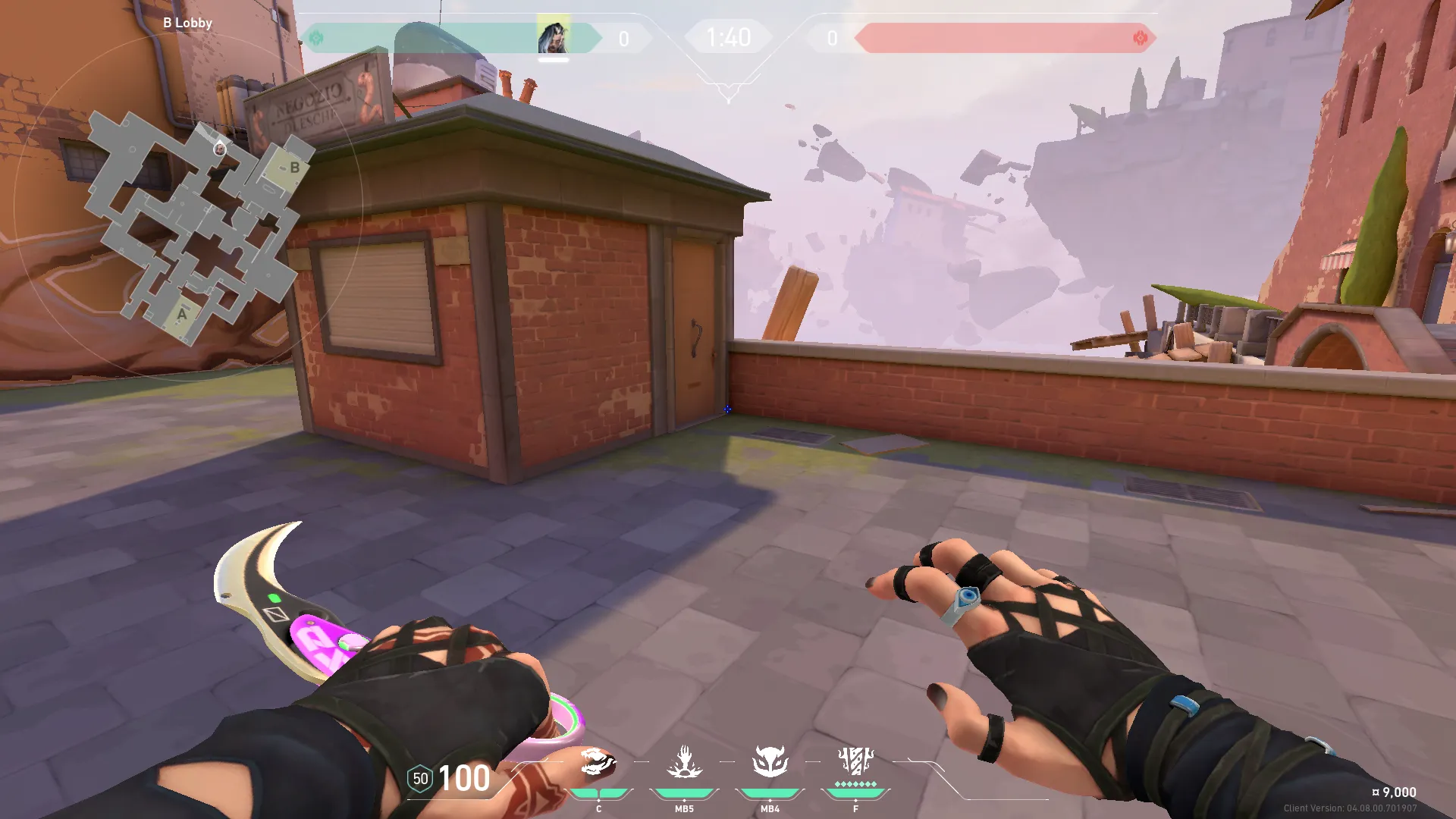 Fade Haunt on Ascent Attack Site B — step 1 of 4: Position — where to stand