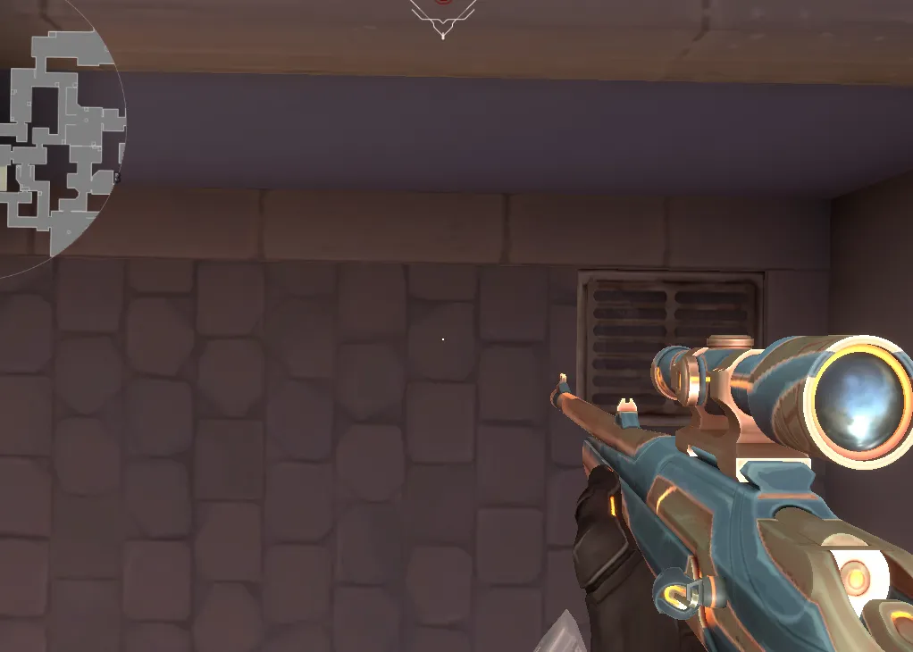 Brimstone Incendiary on Ascent Attack Site A — step 2 of 4: Aim — line up the shot