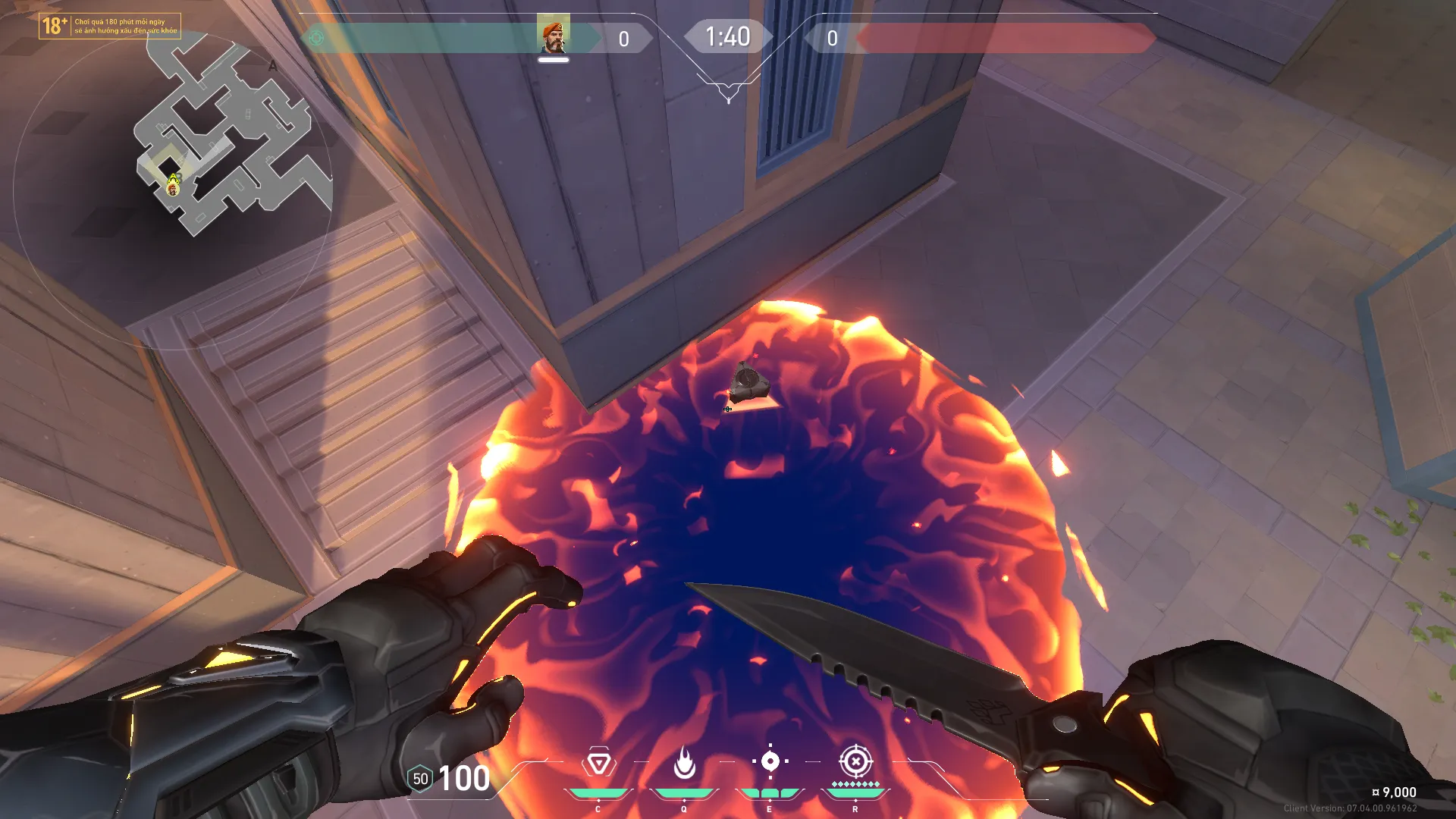 Brimstone Incendiary on Sunset Attack Site B — step 4 of 4: Result
