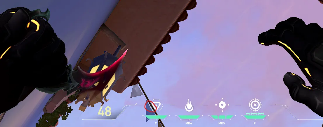 Brimstone Incendiary on Sunset Attack Site A — step 2 of 3: Aim — line up the shot