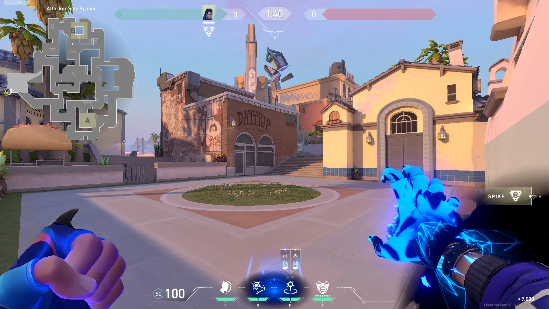 Yoru Gatecrash on Sunset Attack Site B — step 2 of 3: Aim — line up the shot