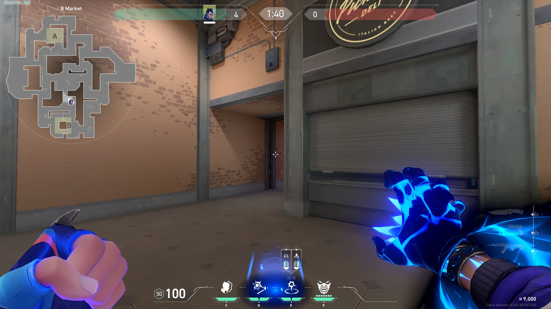 Yoru Gatecrash on Sunset Defense Site A — step 2 of 3: Aim — line up the shot