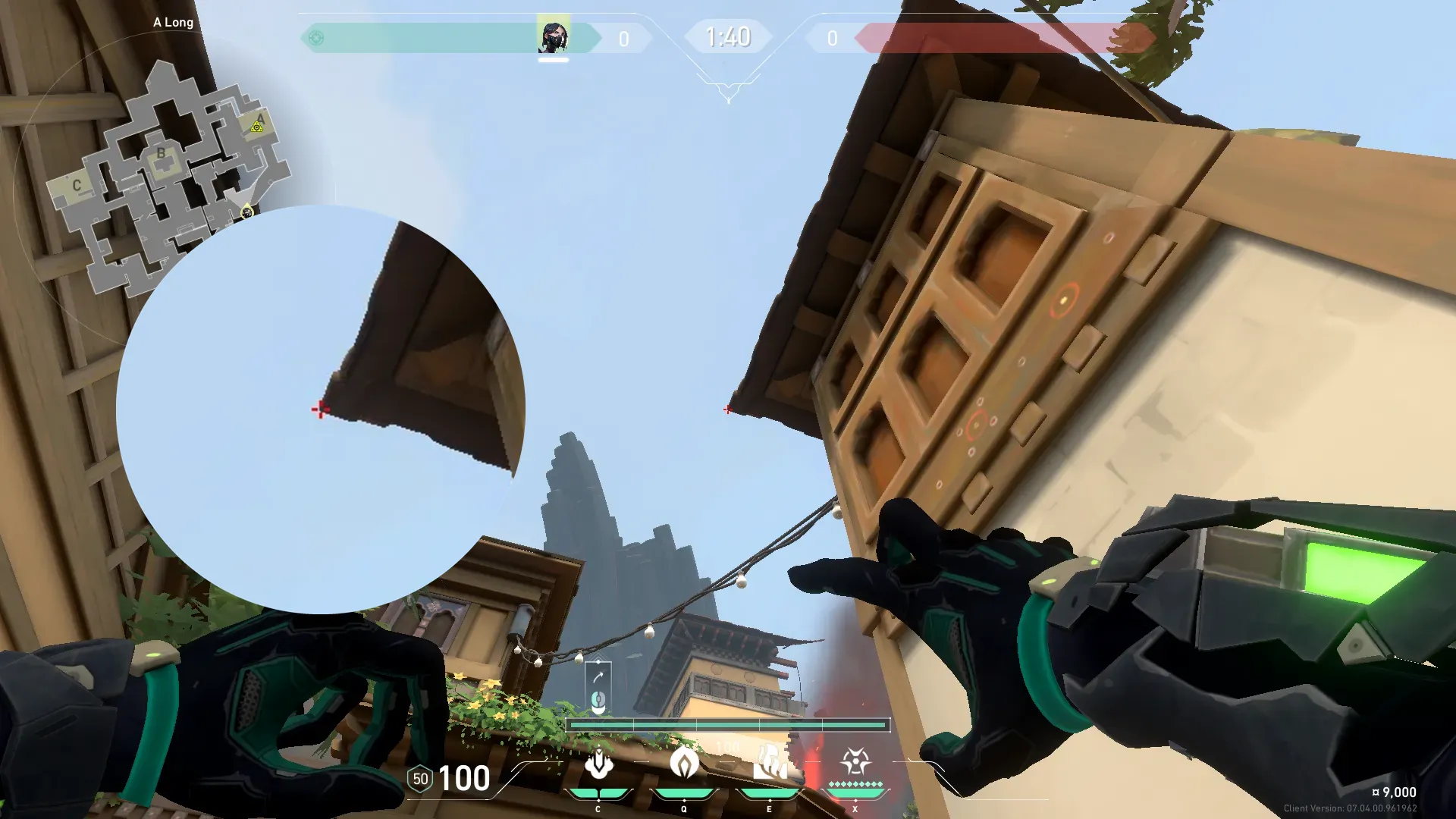 Viper Snake Bite on Haven Attack Site A — step 2 of 3: Aim — line up the shot
