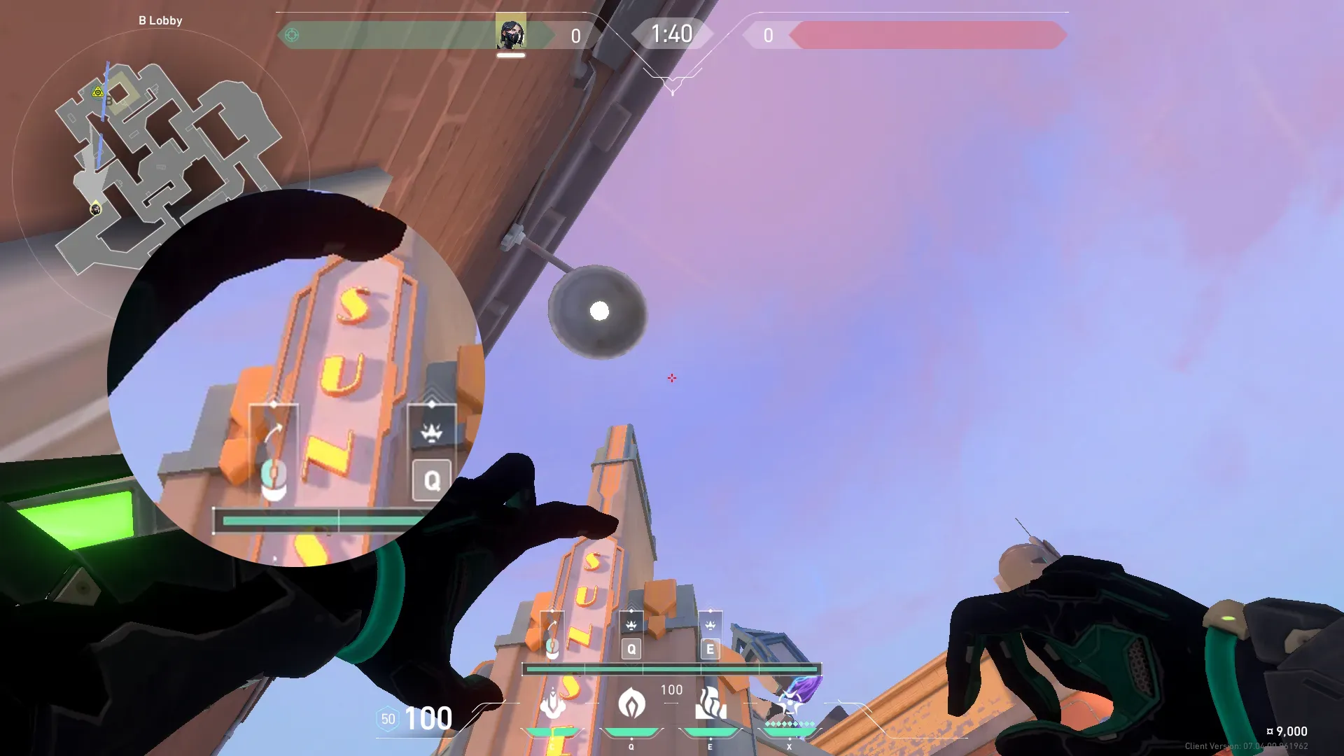Viper Snake Bite on Sunset Attack Site B — step 3 of 4: Aim — line up the shot