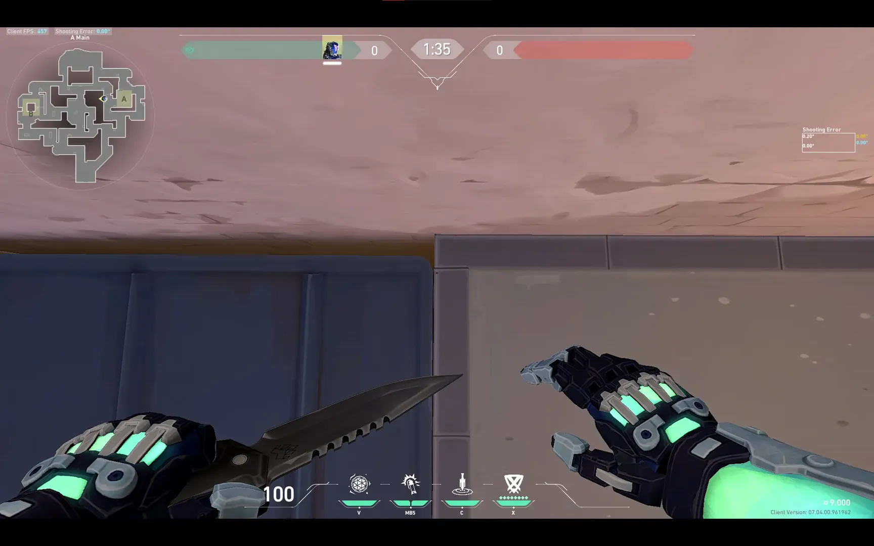 KAY/O Flash_Drive on Sunset Defense Site A — step 1 of 2: Position — where to stand
