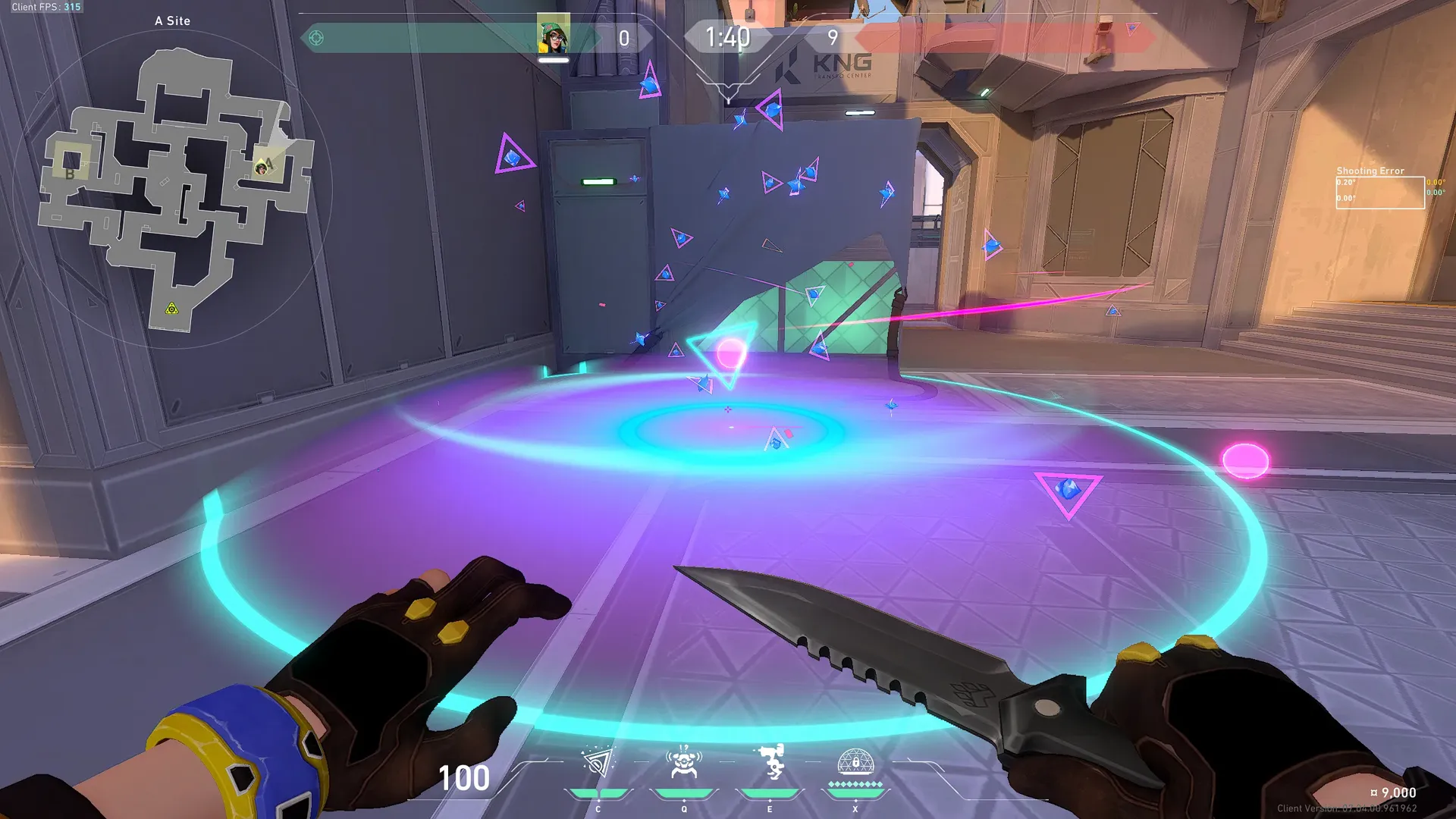 Killjoy Nanoswarm on Sunset Attack Site A — step 4 of 4: Result