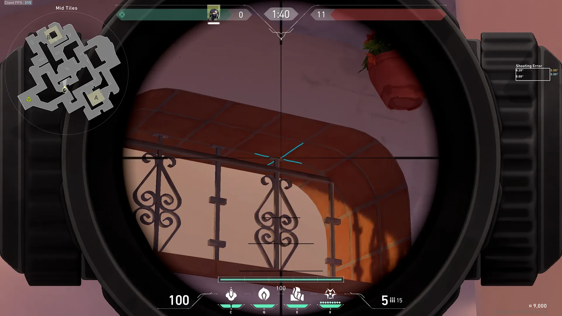 Viper Poison Cloud on Sunset Attack Site B — step 3 of 4: Aim — line up the shot