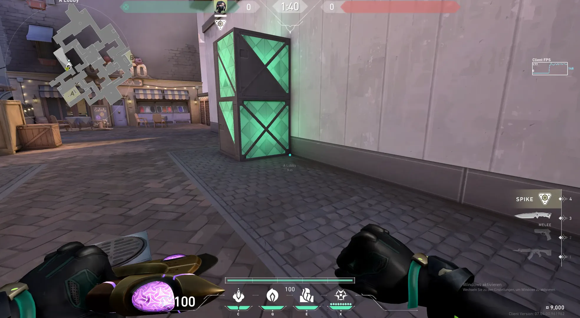 Viper Poison Cloud on Ascent Attack Site A — step 1 of 6: Position — where to stand
