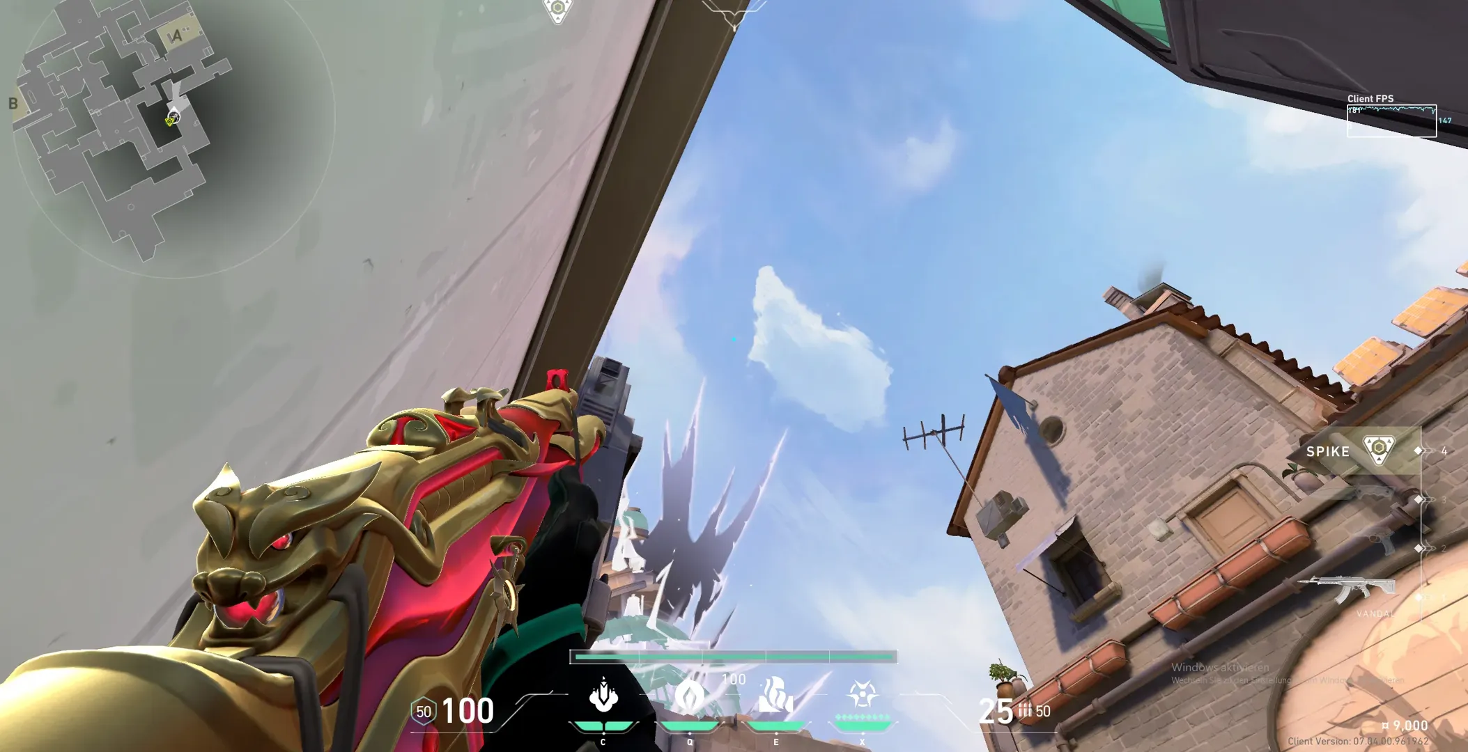 Viper Poison Cloud on Ascent Attack Site A — step 2 of 6: Aim — line up the shot