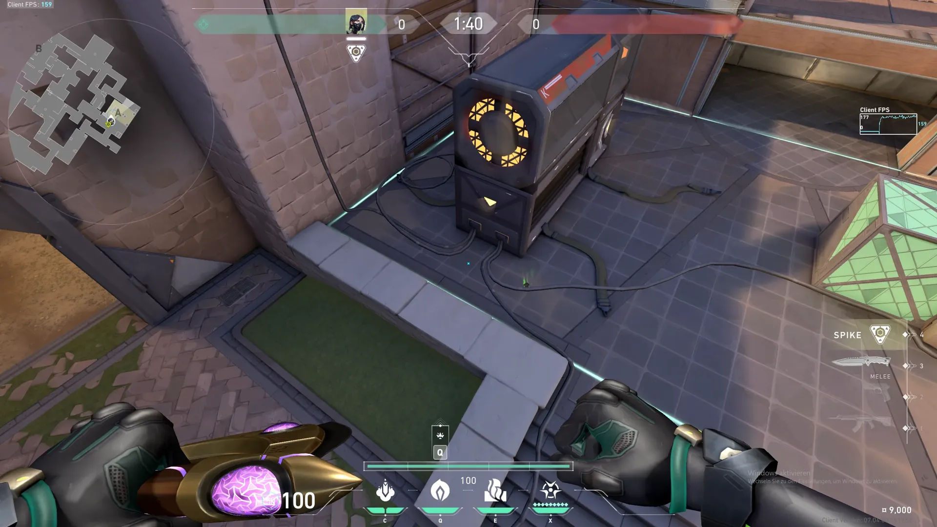 Viper Poison Cloud on Ascent Attack Site A — step 4 of 6: Aim — line up the shot