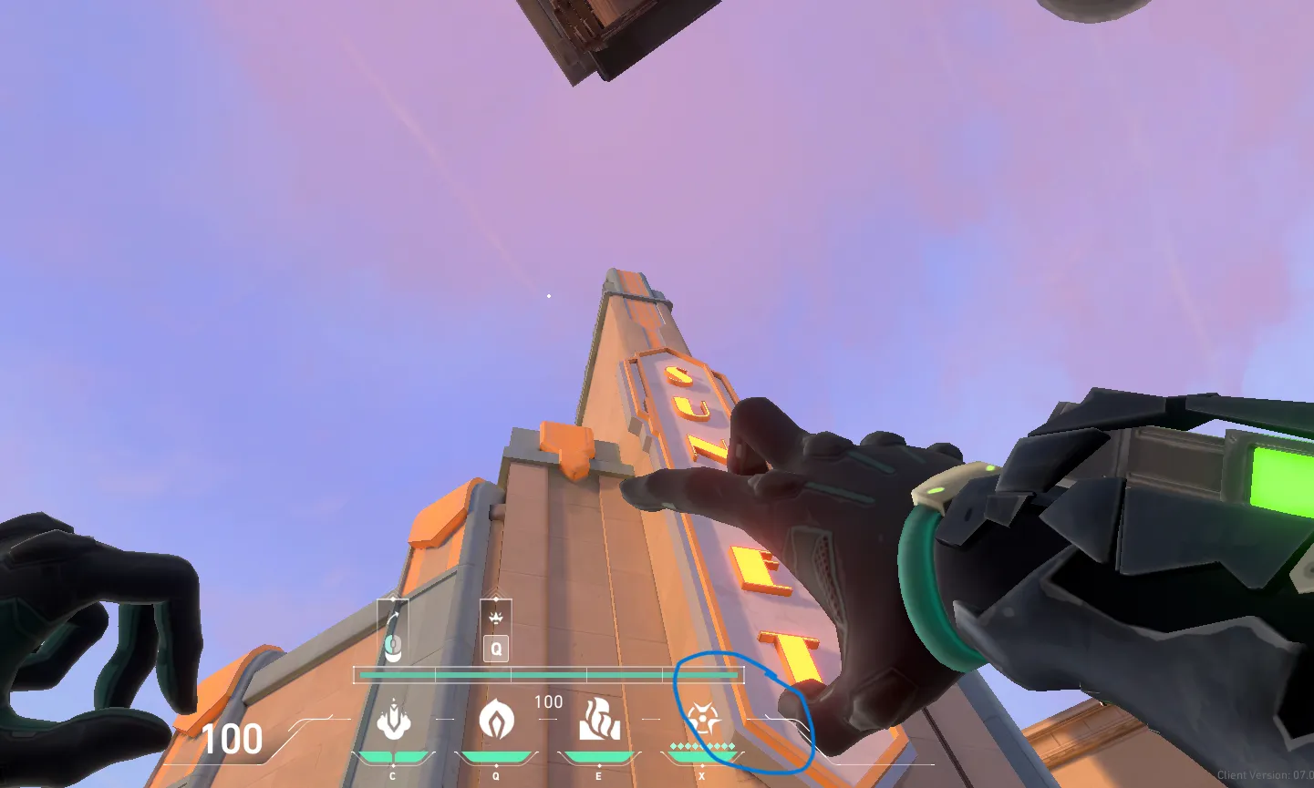 Viper Snake Bite on Sunset Attack Site B — step 2 of 3: Aim — line up the shot