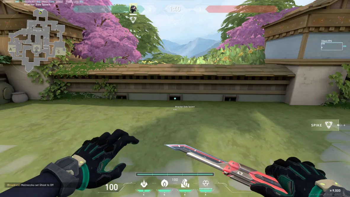 Viper Snake Bite on Haven Attack Site B — step 1 of 3: Position — where to stand