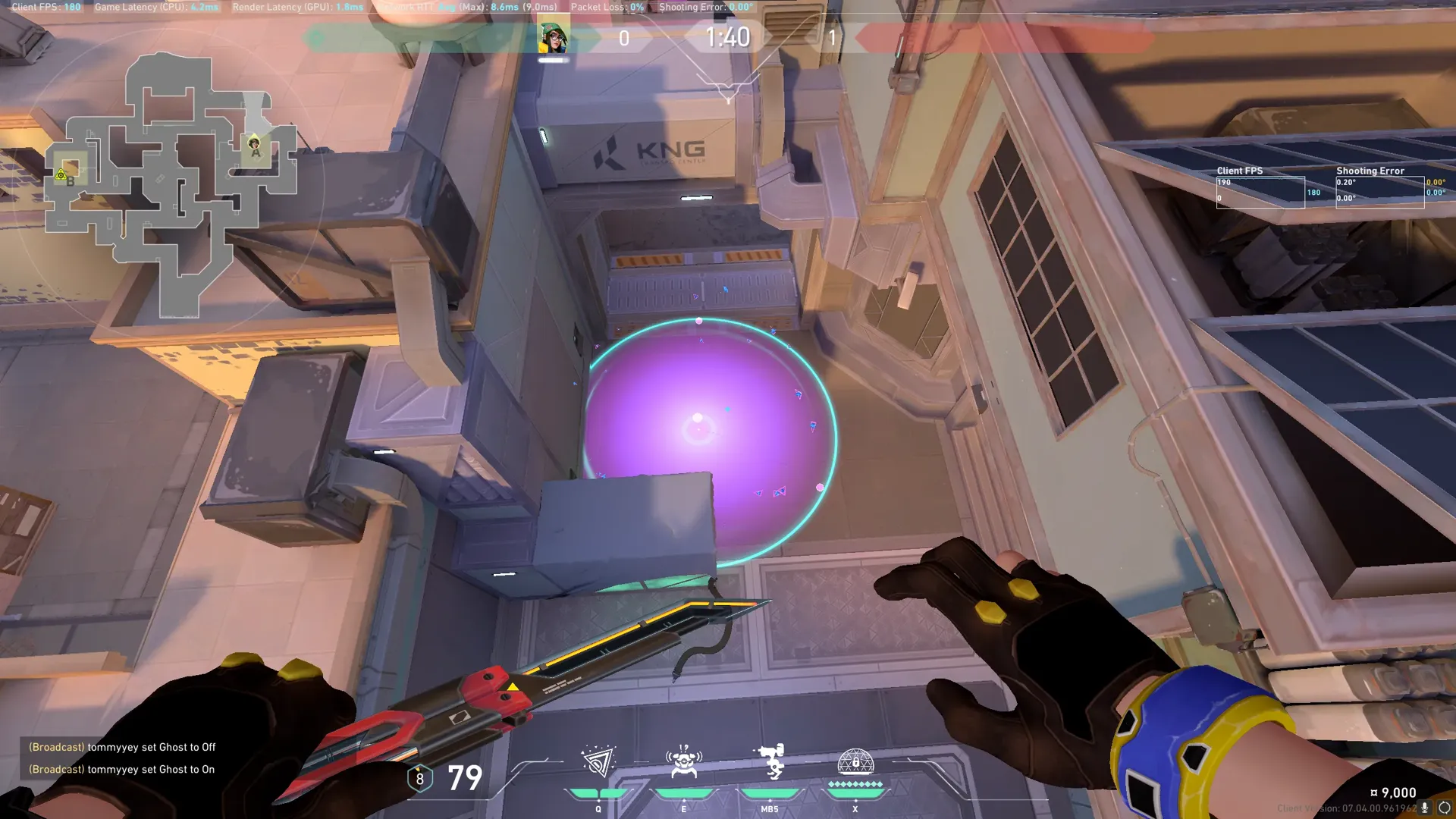 Killjoy Nanoswarm on Sunset Attack Site A — step 3 of 3: Result