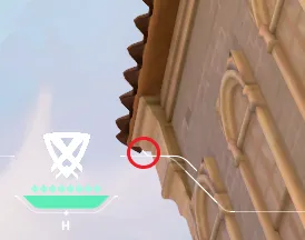 KAY/O Zero_Point on Ascent Defense Site A — step 3 of 4: Aim — line up the shot