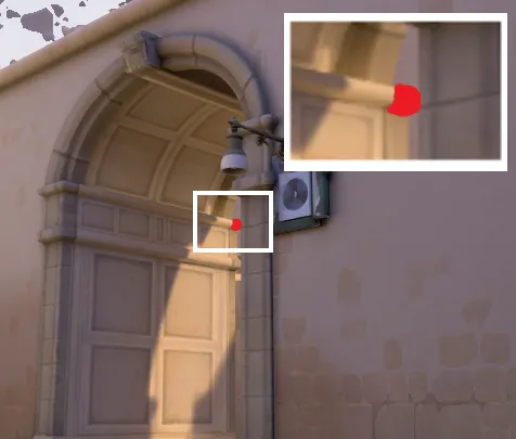 KAY/O Flash_Drive on Ascent Defense Site A — step 2 of 3: Aim — line up the shot