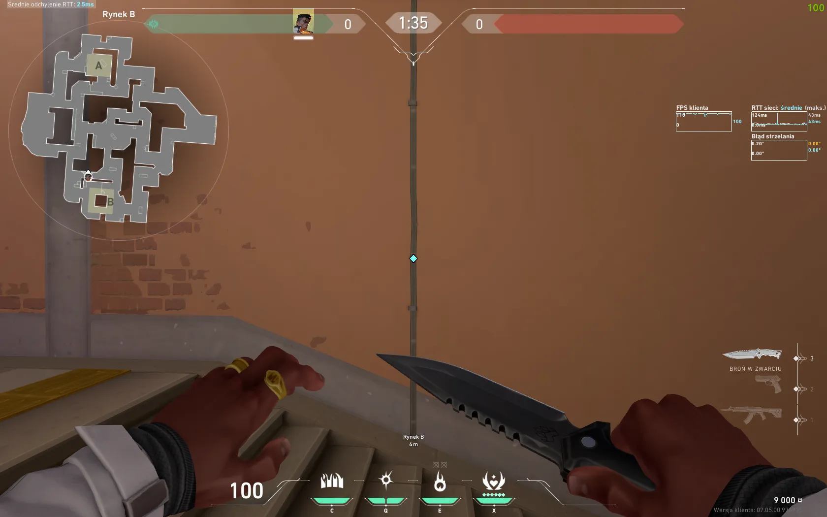 Phoenix Hot Hands on Sunset Defense Site B — step 1 of 3: Position — where to stand