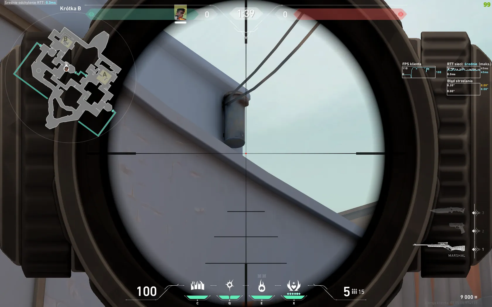 Phoenix Hot Hands on Bind Attack Site B — step 2 of 3: Aim — line up the shot