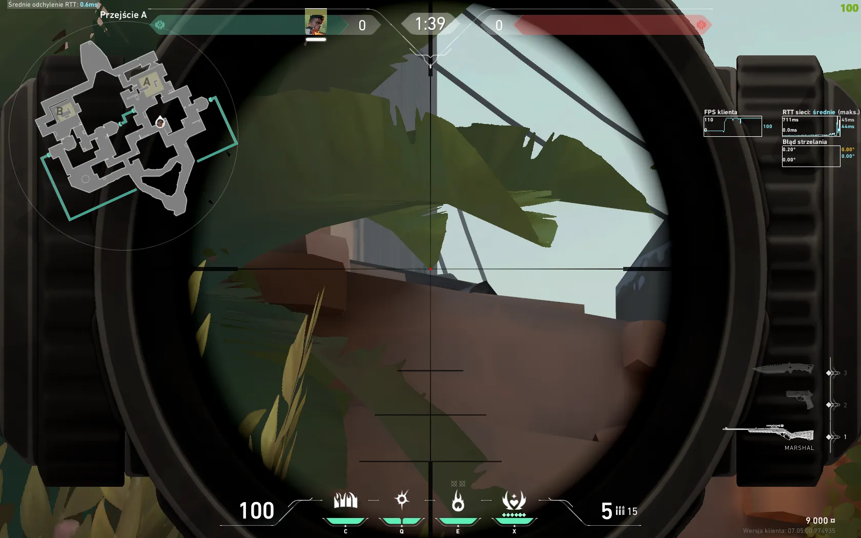 Phoenix Hot Hands on Bind Attack Site A — step 2 of 3: Aim — line up the shot