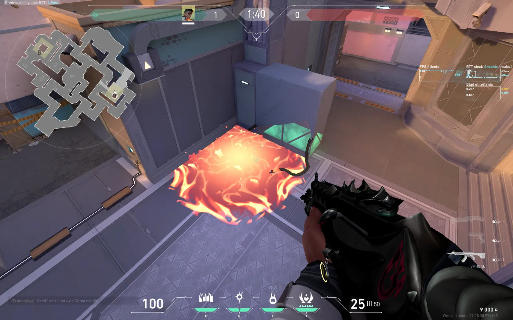Phoenix Hot Hands on Sunset Attack Site A — step 3 of 3: Result