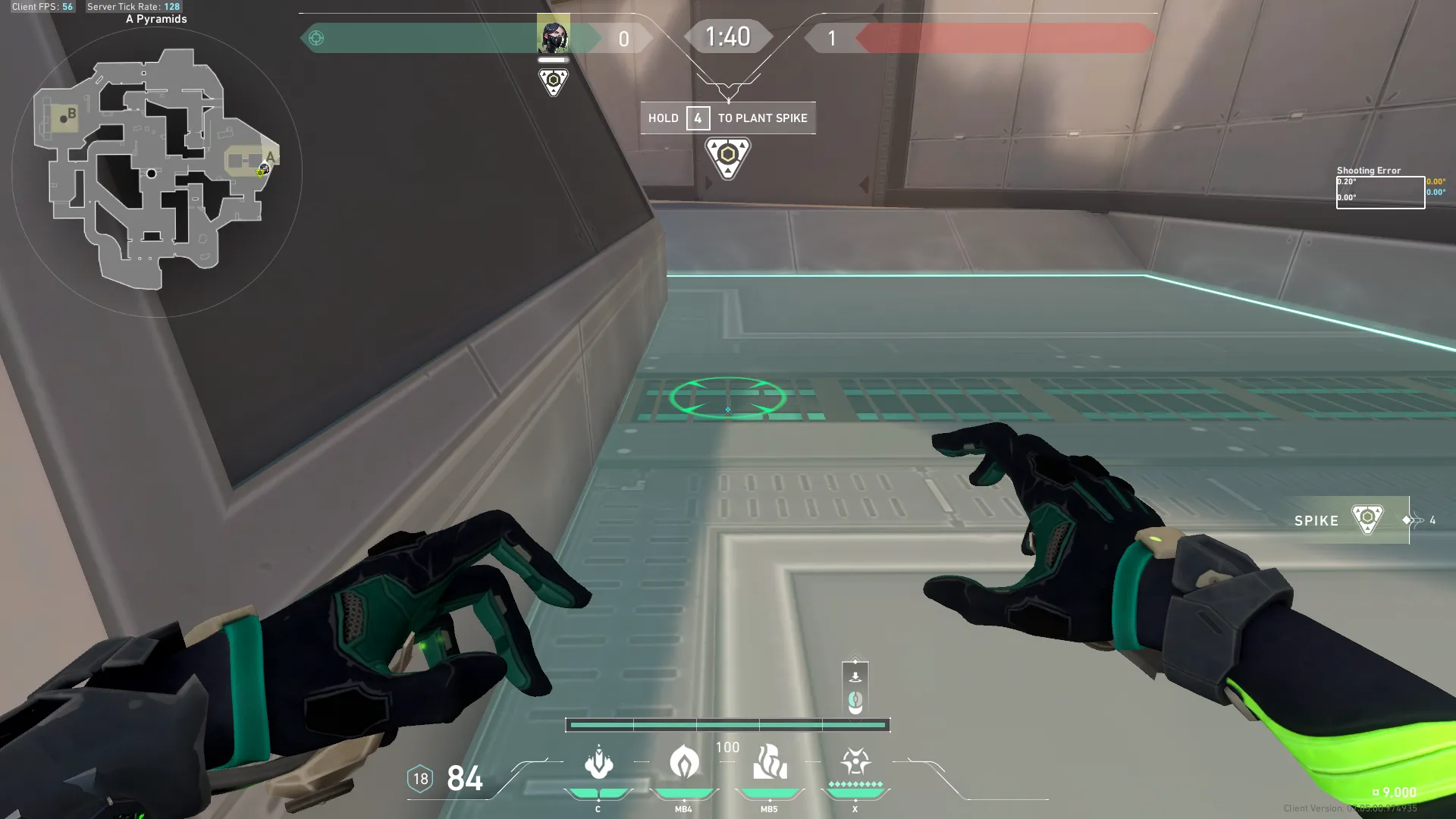 Viper Snake Bite on Breeze Defense Site A — step 1 of 4: Position — where to stand