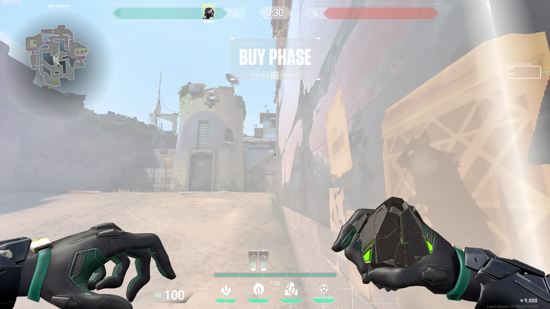 Viper Poison Cloud on Breeze Attack Mid — step 2 of 4: Aim — line up the shot