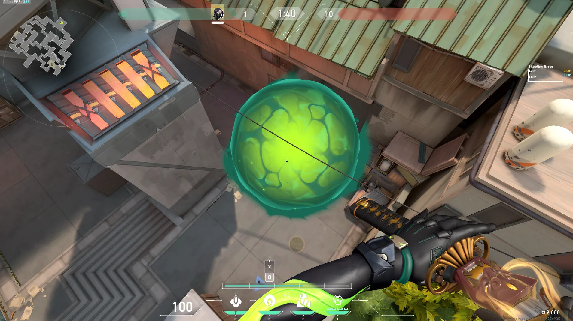 Viper Poison Cloud on Split Attack Site B — step 5 of 5: Result